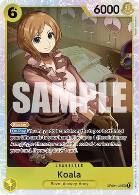Koala card from Emperors in the New World