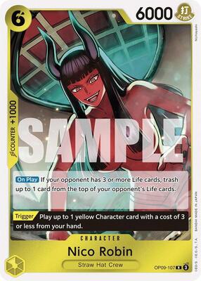 Nico Robin (107) card from Emperors in the New World