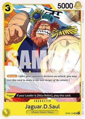 Jaguar.D.Saul card from Emperors in the New World