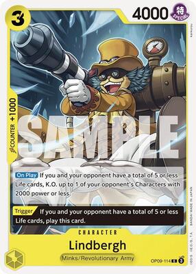 Lindbergh card from Emperors in the New World