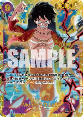 Monkey.D.Luffy (119) card from Emperors in the New World