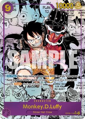 Monkey.D.Luffy (119) (Manga) card from Emperors in the New World