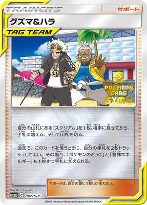Guzma & Hala - 087/S-P card from S-P: Sword & Shield Promos