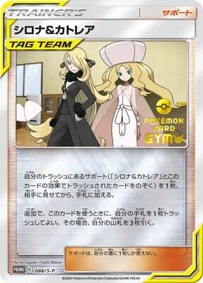 Cynthia & Caitlin - 088/S-P card from S-P: Sword & Shield Promos