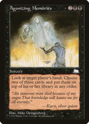 Agonizing Memories card from Weatherlight
