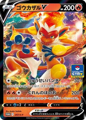 Infernape V - 257/S-P card from S-P: Sword & Shield Promos