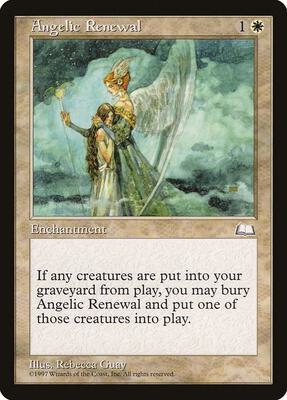 Angelic Renewal card from Weatherlight