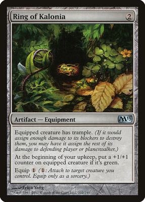 Ring of Kalonia card from Magic 2013 (M13)