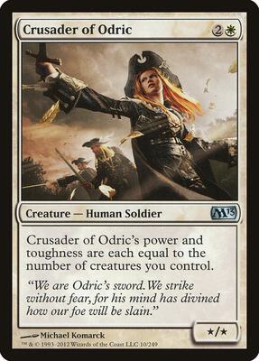 Crusader of Odric card from Magic 2013 (M13)