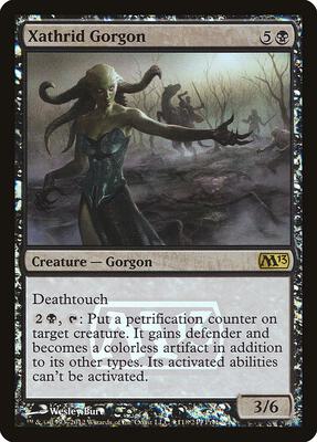 Xathrid Gorgon card from Prerelease Cards