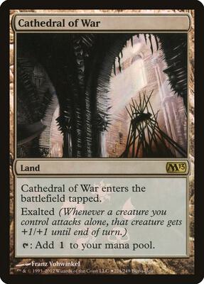 Cathedral of War card from Buy-A-Box Promos