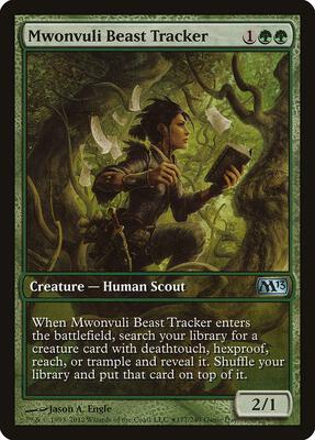 Mwonvuli Beast Tracker card from Game Day & Store Championship Promos