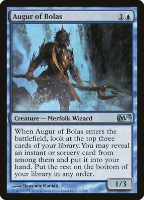 Augur of Bolas card from Magic 2013 (M13)