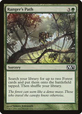 Ranger's Path card from Magic 2013 (M13)