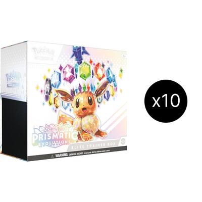 Prismatic Evolutions Elite Trainer Box Case card from SV: Prismatic Evolutions