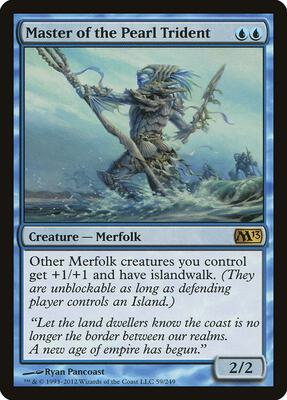 Master of the Pearl Trident card from Magic 2013 (M13)