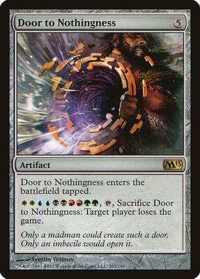 Door to Nothingness card from Magic 2013 (M13)