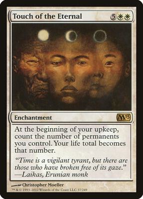 Touch of the Eternal card from Magic 2013 (M13)