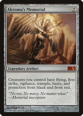 Akroma's Memorial card from Magic 2013 (M13)