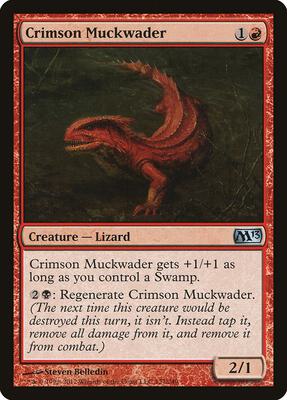 Crimson Muckwader card from Magic 2013 (M13)