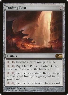 Trading Post card from Magic 2013 (M13)
