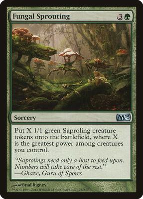 Fungal Sprouting card from Magic 2013 (M13)