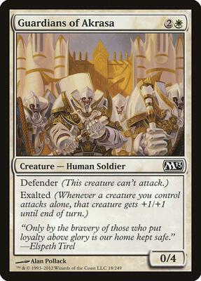 Guardians of Akrasa card from Magic 2013 (M13)