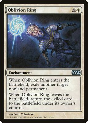 Oblivion Ring card from Magic 2013 (M13)