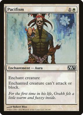 Pacifism card from Magic 2013 (M13)