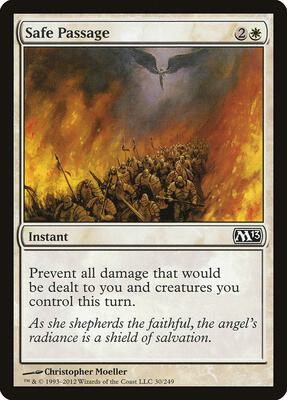Safe Passage card from Magic 2013 (M13)