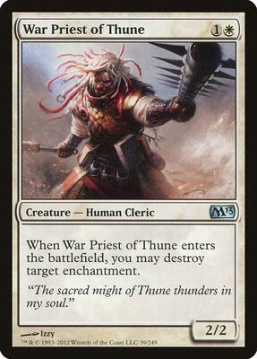 War Priest of Thune card from Magic 2013 (M13)