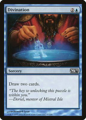 Divination card from Magic 2013 (M13)