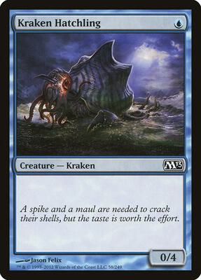 Kraken Hatchling card from Magic 2013 (M13)