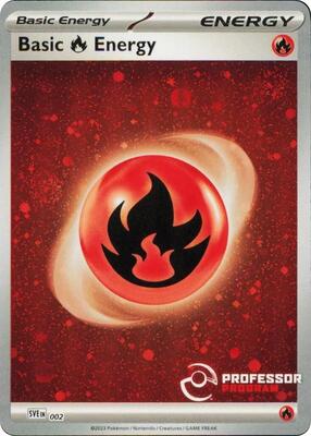 Fire Energy (2023) card from Professor Program Promos