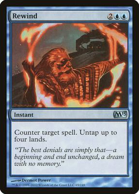 Rewind card from Magic 2013 (M13)