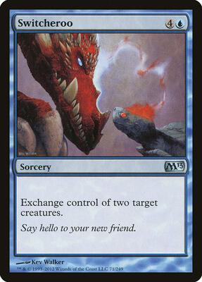 Switcheroo card from Magic 2013 (M13)