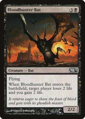 Bloodhunter Bat card from Magic 2013 (M13)
