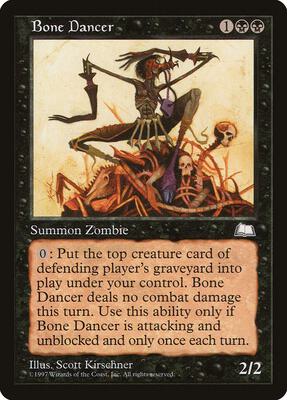 Bone Dancer card from Weatherlight
