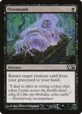 Disentomb card from Magic 2013 (M13)