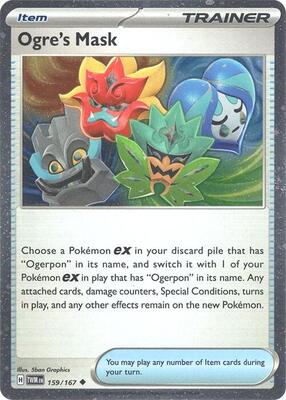 Ogre's Mask - 159/167 (Cosmos Holo) card from Miscellaneous Cards & Products