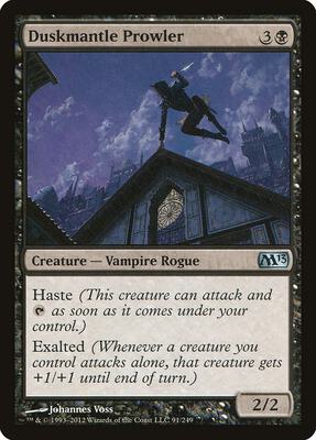 Duskmantle Prowler card from Magic 2013 (M13)