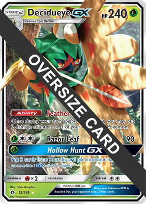 Decidueye GX - 12/149 (Decidueye GX Challenge Box) card from Jumbo Cards