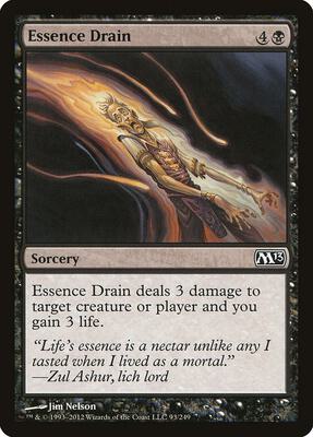 Essence Drain card from Magic 2013 (M13)