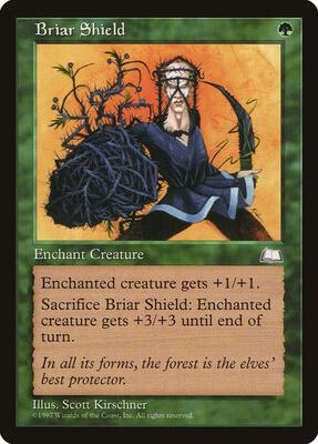 Briar Shield card from Weatherlight