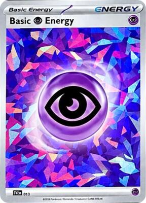 Basic Psychic Energy (Cracked Ice Holo) card from SVE: Scarlet & Violet Energies