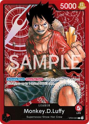 Monkey.D.Luffy card from Revision Pack Cards