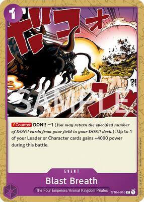 Blast Breath card from Revision Pack Cards