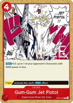Gum-Gum Jet Pistol card from Revision Pack Cards