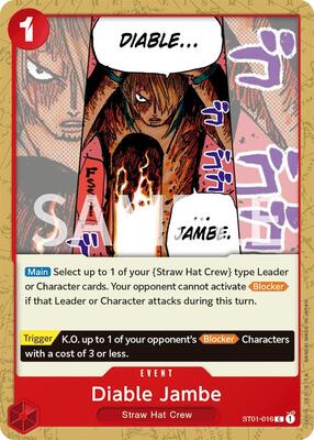 Diable Jambe card from Revision Pack Cards