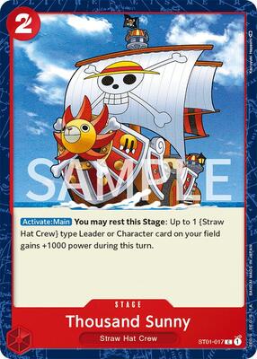 Thousand Sunny card from Revision Pack Cards